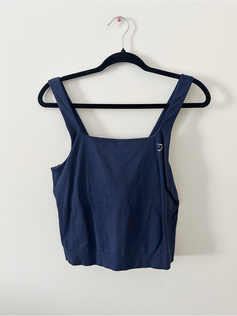 Gymshark Navy Blue Crop Top XL